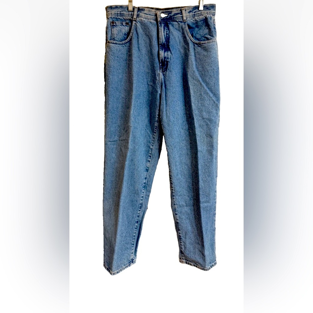Vintage Structure Denim Loose Fit USA Made Jeans Size: 38x32